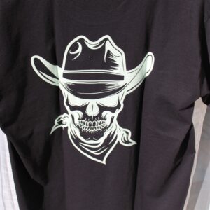 Tee-shirt Tête western phosphorescent