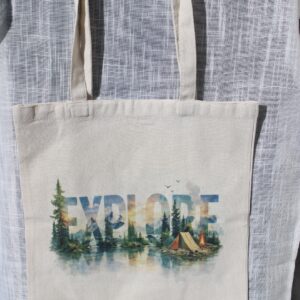 Tote bag Camping