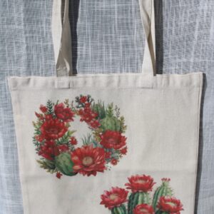 Tote bag Fleur cactus
