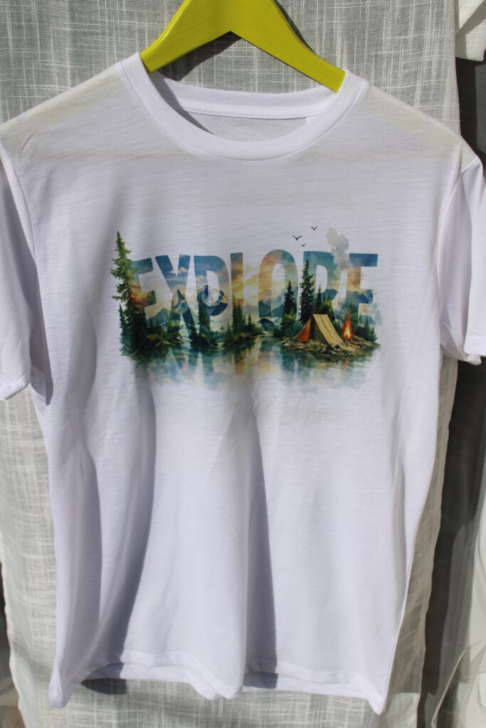 Tee Shirt Blanc Explore 683x1024